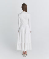Off shoulder shawl top (Ivory)