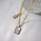 Rhea Mother of Pearl Necklace (SIZE S)