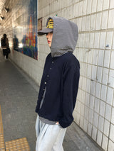 ベンストライプフィンガーホールフーディ (3c)