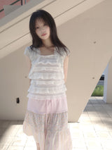 cream bolero tee