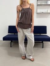 Dyeing fatigue wide pants(3color)