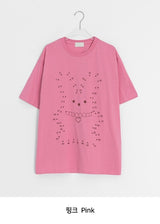 Tike Rabbit Overfit Short Sleeve Tee