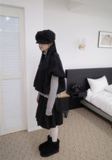 Buckle Ribbon Hunting Cap