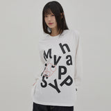 マイハッピーイズロングスリーブTシャツ