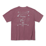 D.O.F Pigment Half T-shirt_Dust Pink