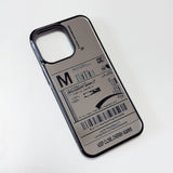 Fresh Love Delivery Label Bumper Mirror Phone Case (BK)
