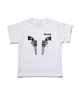 アーカイブリボルバークロップTシャツ-WHITE