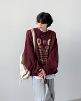 Zero Printing Balloon Sweatshirt