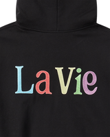 25FW COLOR LOGO HOODIE BLACK