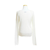 (3color) Soft Flower Sheer Wool Knit