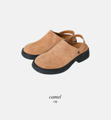 Another 2WAY Leather Clog Shoes (2color)