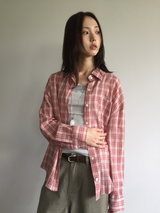 Lazy Log Check Shirt (2color)