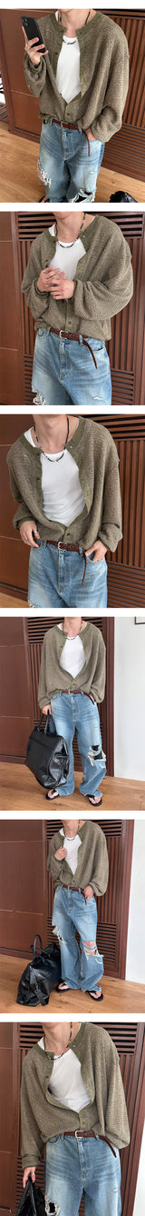 [Unisex] Ethnic see through cardigan(3color)
