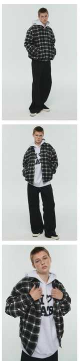 ITZ MINI LOGO CHECK JAR BLOUSON JACKET