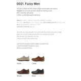 Fuzzy Men 0021. Stiched Lace-Up - 4colors