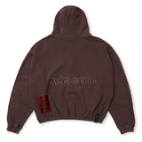 PIGMENT ML CROP ZIP-UP BROWN