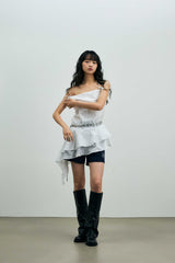NYX MINI DRESS / WHITE
