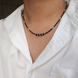 Layered Men's Beads Necklace_CLEF SYNCOPOSE NEC