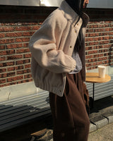 [ORIGINAL] ケーブルウールフリースジャンパー