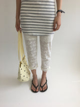 Laura Frill Capri Pants (2color)