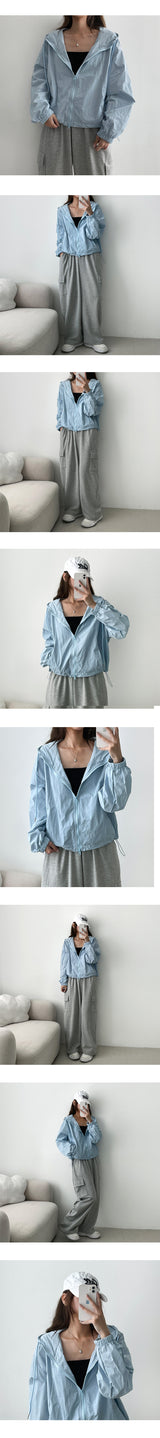 Serit Bath Lock Windbreaker Hooded Zip-Up (5 colors)