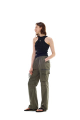 BREEZE BOOTSCUT PANTS / KHAKI