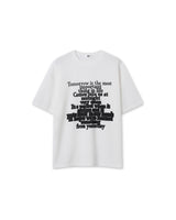 (UNISEX) Lettering Knit Short Sleeve