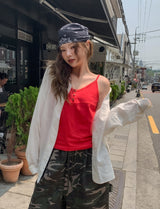 EZ Summer Stripe Overfit Shirt