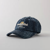 SUNSHINE ウォッシュドデニムボールキャップ/ INDIGO BLUE
