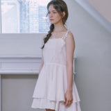 Ribbon cancan dress - PANSY FLOWER
