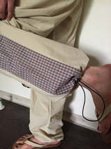 Pisso check string pants (2color)