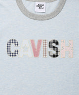 CAVISH APPLIQUE RINGER SS TEE BLUE(CV2GMUT509A)