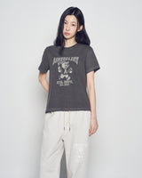 26SS WOMAN フットボールACベアピグメント半袖Tシャツ