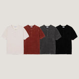 Veloa ribbed henley neck knit (4color)