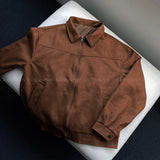  Suede Oversized Cropped Jacket (2 colors/DP745507666383)