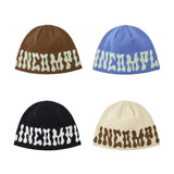 PomPom Logo Jacquard Beanie (Black)