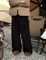 [Lè made]リメイドコーデュロイワイドエスニックパンツ / 2 カラーズ