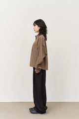 Taper Pintuck Banding Trousers (2color)