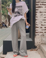 ラボプリンテッドショートスリーブドTシャツ