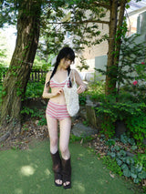open toe half boots