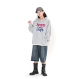 Sports Dept Authentic Logo Hoody - Melange Grey