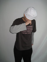 Look Striped Layered Long Sleeve T-Shirt (3 Colors)