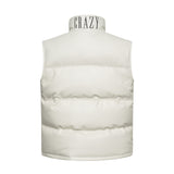 BOLDEST GOOSE PADDED VEST-WHITE