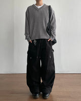 Frame V-neck Crop Knit