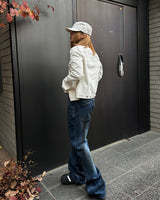 Tan blue denim PT