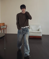 Cardis Laser Flare Denim Pants