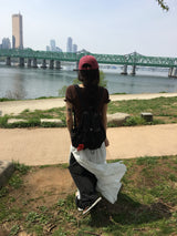 Side slit long skirt (1color)