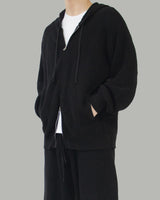 Lesher two-way knit zip-up