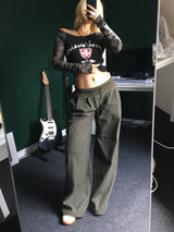 ローライズバンディングパンツ