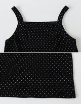 Dot Square Layered Sleeveless (3color)